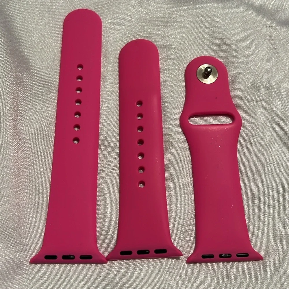 Apple hot pink 38/40mm watch band